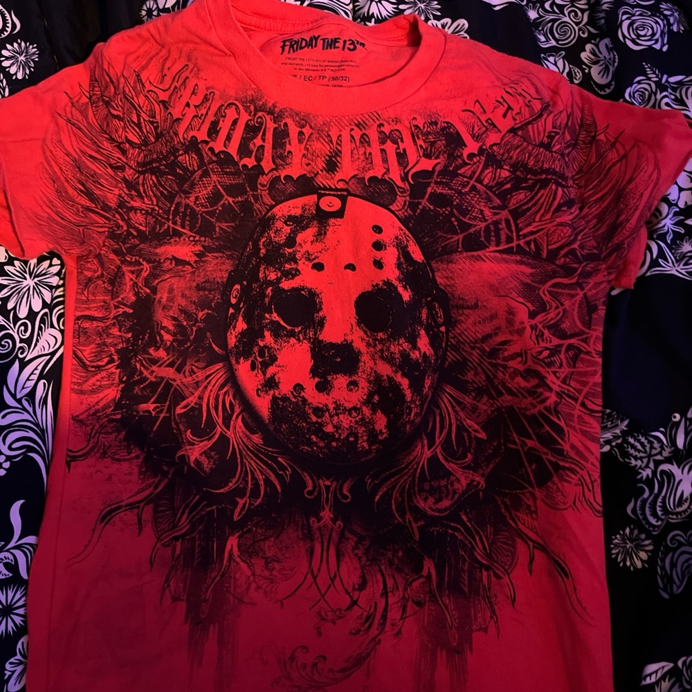 Friday the 13th Red Graphic T-Shirt